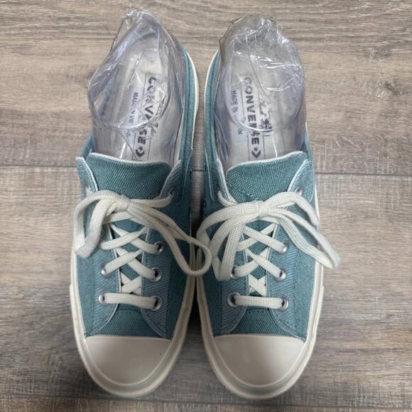 Converse Chuck 70 Teal Canvas Mule Sneakers Women's Size 8 - Picture 2 of 7